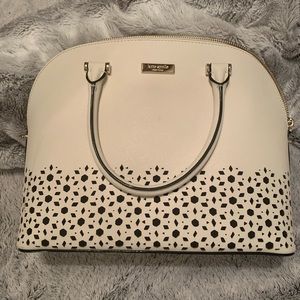 Kate Spade Carli bag w/ black laser cutouts
